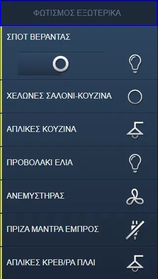 Εξωτερικός φωτισμός κτιρίου